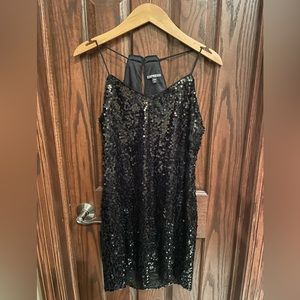 Sequin mini dress Express size Small
